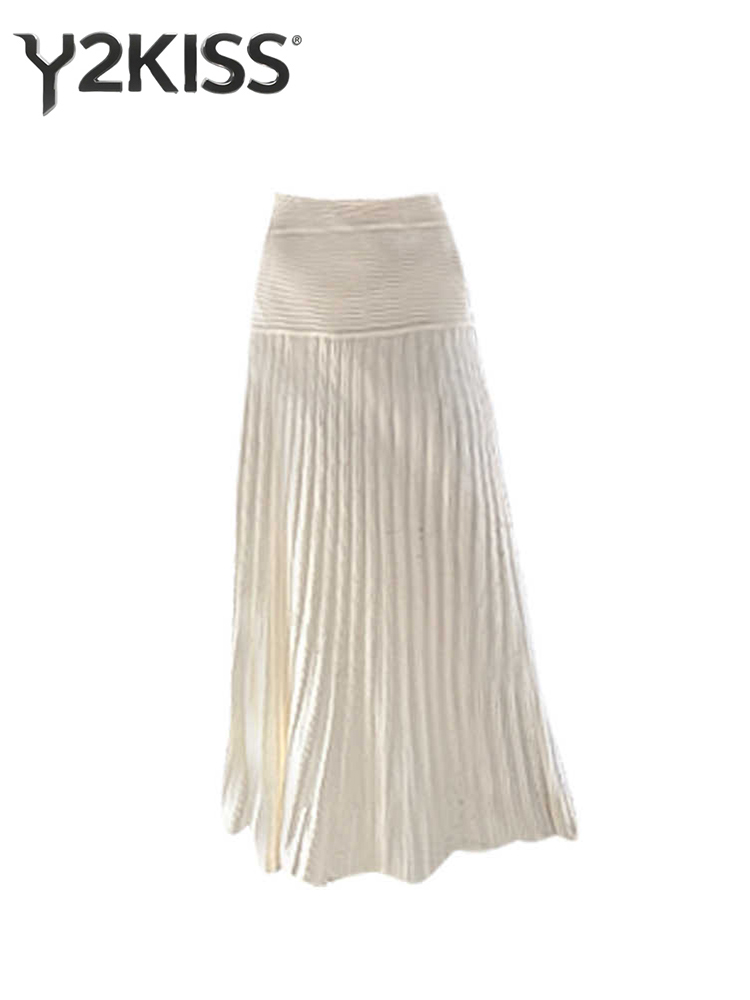 Women's Maxi Knit Skirt French - Vintage Fashion Old Money recensione e prezzo