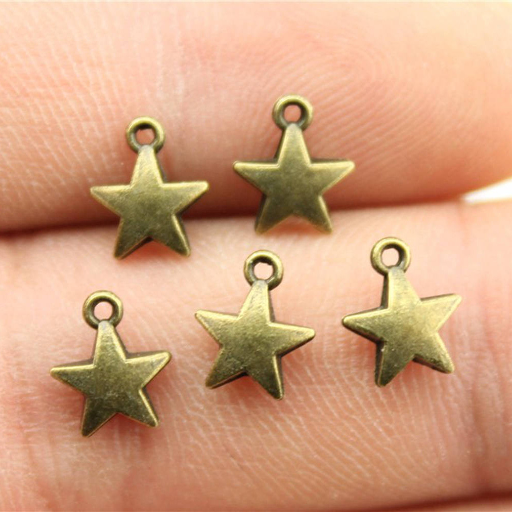 40pcs 8.6x7.1mm 2 Colors Antiq - Vintage Fashion Online recensione e prezzo