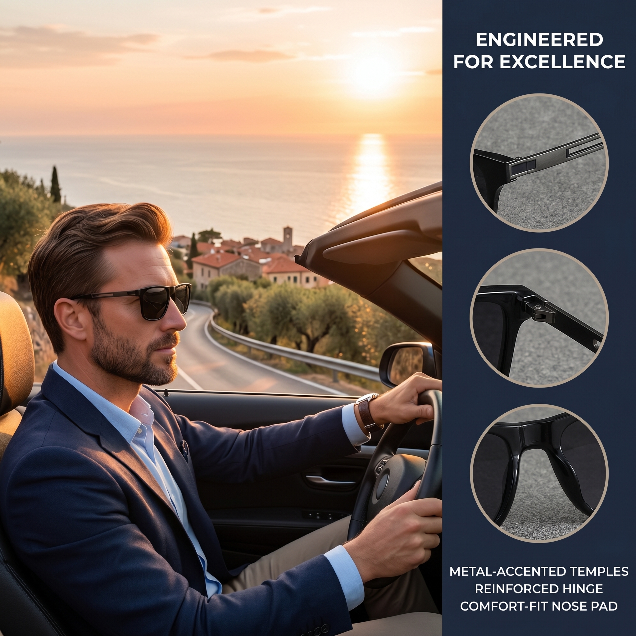 CHALK Polarized Men's Sunglass - Vintage Fashion Runway recensione e prezzo