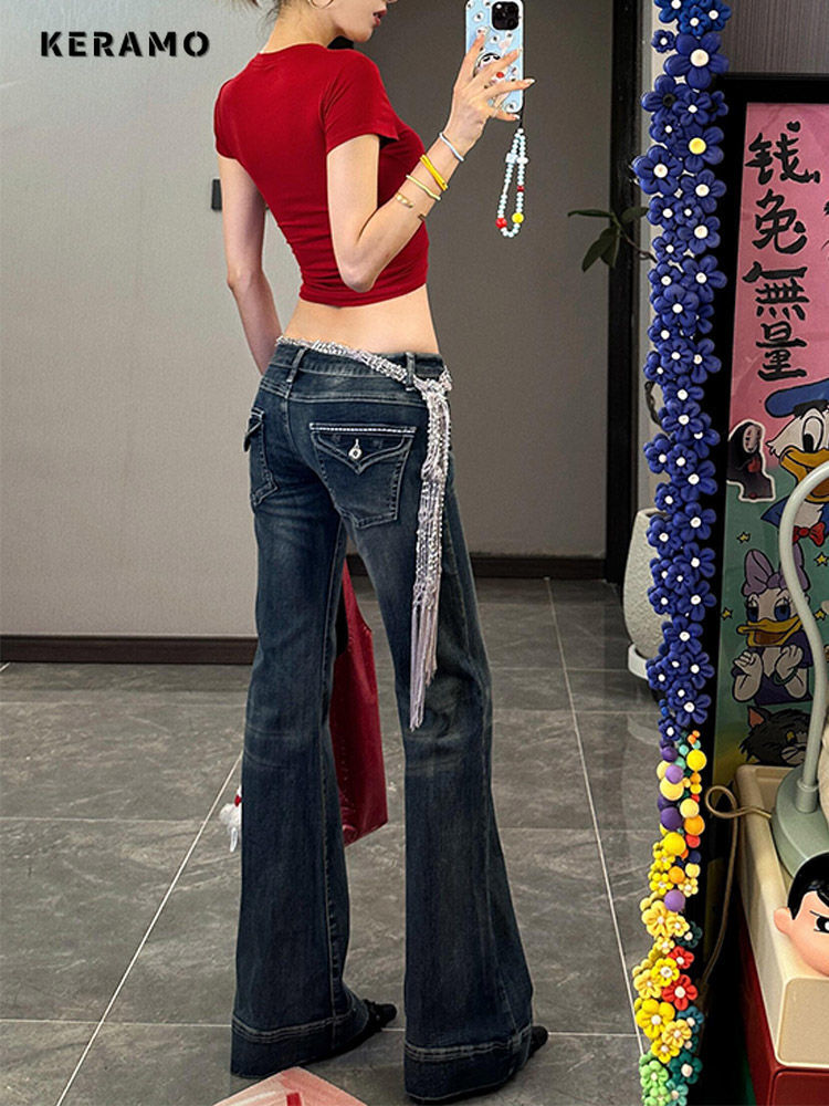 Streetwear y2k Flare Jeans Dis - Mom Jean High Rise recensione e prezzo
