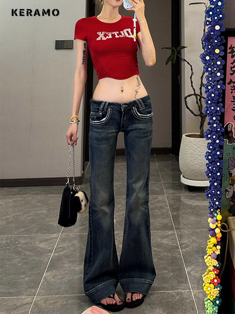 Streetwear y2k Flare Jeans Dis - Mom Jean High Rise recensione e prezzo