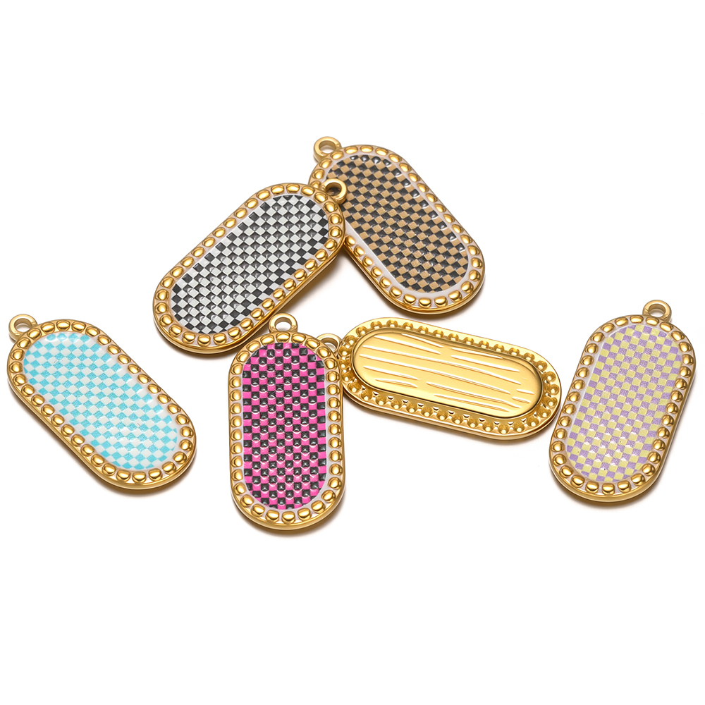 4pcs Stainless Steel Gold Oval - Vintage Fashion Necklace recensione e prezzo
