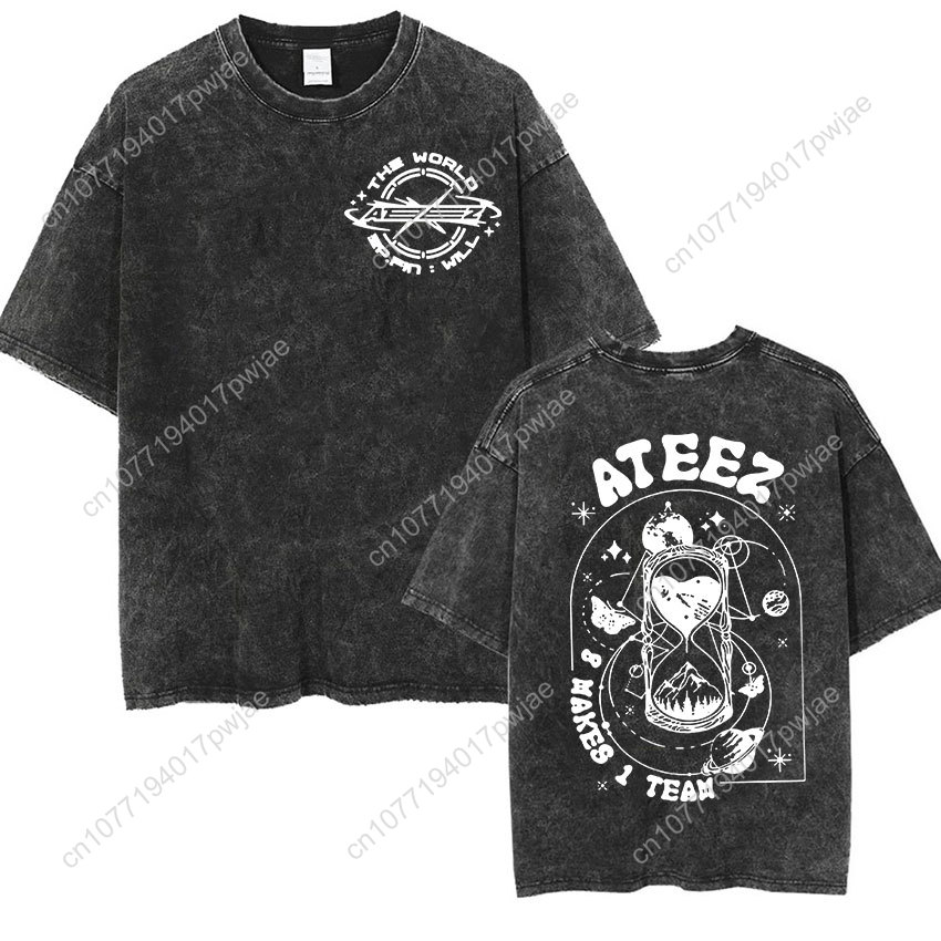 Korean Ateez Fin Wjll Album Co - Vintage Flannel Shirt recensione e prezzo