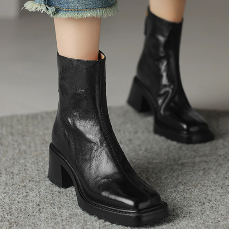 Autumn Vintage Thick Heel Wome - Vintage Zipper recensione e prezzo